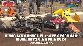 Kings Lynn BriSCA Stock Car Racing F1 and F2 (6th april 2024)