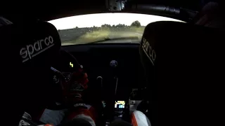 Onboard Matthias Kahle (Skoda Fabia R5) Lausitz-Rallye 2017 (WP1)