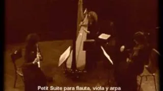 André Jolivet Petite Suite for flute,viola,harp"Prelude" Gabriela Russo, arpa,harp