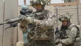 British Army Close Quarters Battle Training