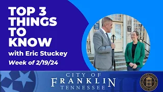 TOP 3 THINGS TO KNOW WITH ERIC STUCKEY:Week of 2/19/24
