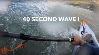 SURFSKI: 40 second wave !