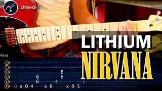 Cómo tocar "Lithium" de Nirvana en Guitarra (HD) Tutorial COMPLETO - Christianvib