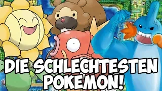 Top 10 SCHLECHTESTE Pokémon! - RGE