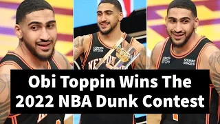 Obi Toppin Wins The 2022 NBA Dunk Contest