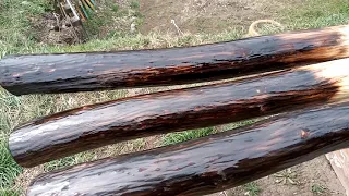 Гидроизоляция деревянных столбов за копейки!!!