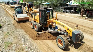 Wonderful Activities Roads Recycling Building Foundation & Trimming Techniques Grader Liugong Team