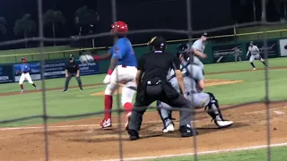 DJ Stewart GRANDSLAM Walk-off for the Threshers who win 13-11 over Lakeland