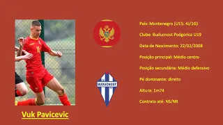 Vuk Pavicevic | 2008 (Montenegro | Buducnost Podgorica) footage vs Romania U15