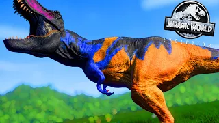 CHAOS EFFECT - Omega Rex+Alpha Raptor+Hunter Chasmossauro - Jurassic World Evolution