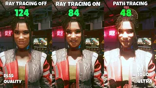 Cyberpunk 2077 Path Tracing VS Ray Tracing Comparison - RTX 4060