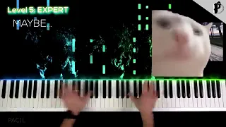 Cat Vibing To Levan Polkka - PIANO