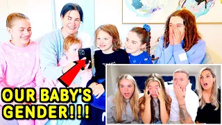 YOUTUBERS React to our BABY’S GENDER... But we still Don’t know 😱