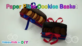 Paper Plate Cookies Basket | Paper Crafts | Kid's Crafts and Activities | Happykids DIY