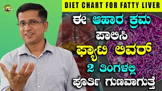 DIET CHART FOR FATTY LIVER | ಈ ಆಹಾರ ಕ್ರಮ ಪಾಲಿಸಿ ಫ್ಯಾಟಿ ಲಿವರ್ 2 ತಿಂಗಳಲ್ಲಿ ಪೂರ್ತಿ ಗುಣವಾಗುತ್ತೆ