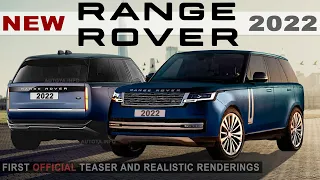 New Range Rover 2022 5th Gen - First Official Teaser, Realistic Render and Release Date