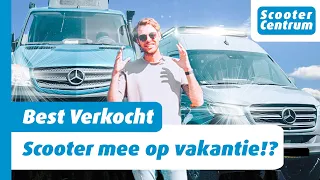 SCOOTER MEE OP VAKANTIE? DE BEST VERKOCHTE ELEKTRISCHE SCOOTER IN COMBINATIE MET EEN CAMPER /CARAVAN