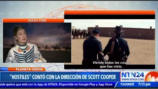 ROSAMUND PIKE  "HOSTILES" - NTN24 con Alfonso Diaz