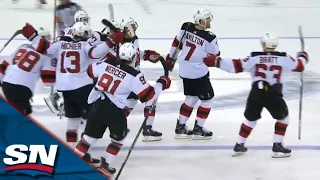 Hamilton rips home the overtime winner for the Devils at Madison Square Garden