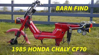 Honda Chaly CF70 Barn Find - Part 1