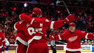 Elmer Söderblom Scores in his First NHL Game