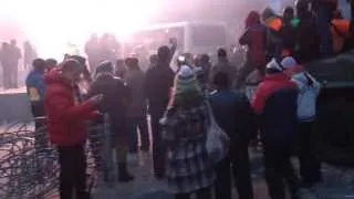 #евромайдан. Штурм на Грушевского 19 января, часть 3