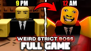 Weird Strict Boss - (Full Walkthrough) - Roblox