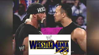 WRESTLEMANIA 18. The Rock vs Hollywood Hulk Hogan. Icon Vs Icon