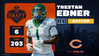 Bears Draft Trestan Ebner RB Baylor @ChicagoBears