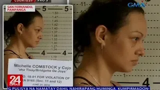 Dating sexy star na si Bridgette de Joya at kanyang kinakasama, arestado dahil umano sa droga