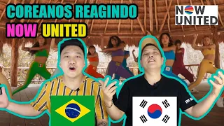 COREANOS REAGINDO NOW UNITED - TURN IT UP | CoreBrow