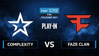 CS:GO - Complexity vs. FaZe Clan [Dust2] Map 1 - IEM Cologne 2021 - Play-In