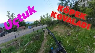 Downhill Enduro iniş DÜŞMEYE RAMAK KALA !