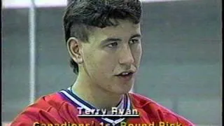 TR jersey retirement Glacier Arena Mount Peral, NL, 1995  Terry Ryan Tales Of a First Round Nothing