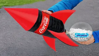 Experiment: Coca-Cola XXL Rocket VS  Mentos