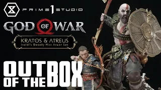 Out of the Box: Kratos & Atreus  Ivaldi's Deadly Mist Armor Set Deluxe Version (God of War) Statue