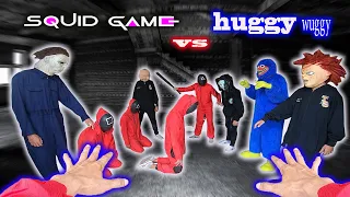 SQUID GAME Attacked By Clowns || HUGGY WUGGY KIDNAPPED ( epic parkour pov action ) part4