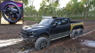 Ford - VelociRaptor 6X6 Offroading Forza Horizon 5 | Logitech G923