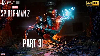 SPIDER-MAN 2(PS5)[4K 60FPS HDR]NO-DAMAGE(100%SPECTACULAR)PLAYTHROUGH PART 31(ANYTHING CAN BE BROKEN)