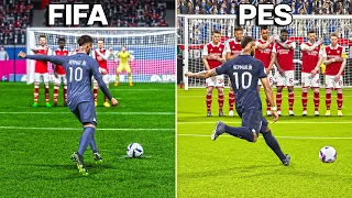 Neymar Jr Free Kicks | FIFA vs PES (2011-2023)