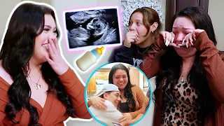 TELLING OUR FAMILY AND FRIENDS I'M PREGNANT!