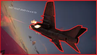 Don't head-on a A-7D (War Thunder kill montage)