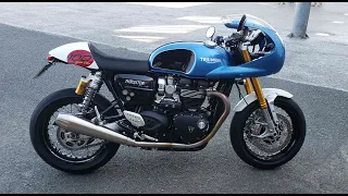 J'ai acheté une Triumph Thruxton RS