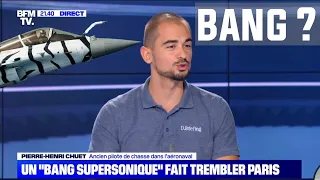 RAFALE A PARIS ?  CHEZ BFM TV POUR PARLER DU BANG SUPERSONIQUE