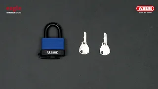 [187] ABUS 70IB/50 Weather Sealed Brass Padlock with Stainless Steel Shackle (EAGLE)
