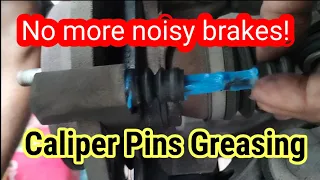 Brake Caliper Slide Pin Greasing │ Brake Cleaning | Suzuki Alto