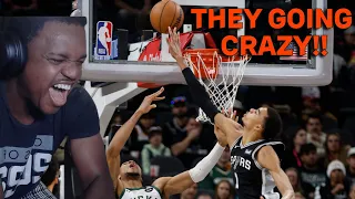 WEMBY vs GIANNIS WAS AMAZING!! | Spurs vs Bucks Reaction