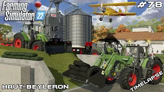 Covering BUNKER & buying new SPREADER | Animals on Haut-Beyleron | Farming Simulator 22 | Episode 78