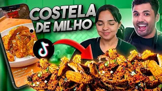 FIZ UMA COSTELA VEGANA PRA SAMANTA PROVAR!