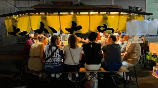 Always BUSY Japanese Food Stall Yatai Foreigner Friendly!